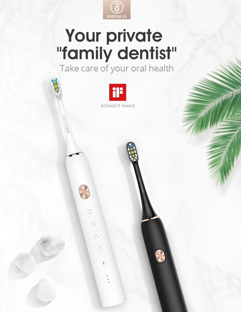 Soocas X3 USB Беспроводная зарядка электрическая зубная щетка xiaomi soocare sonic зубная щетка 4 режима очистки для взрослых ультра звуковая зубная щетка приложение