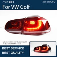 akd car styling for vw golf 6 2009 2012 r20 led tail lamp rear fog lamp turn signal ligh led highlight reversing and brake light