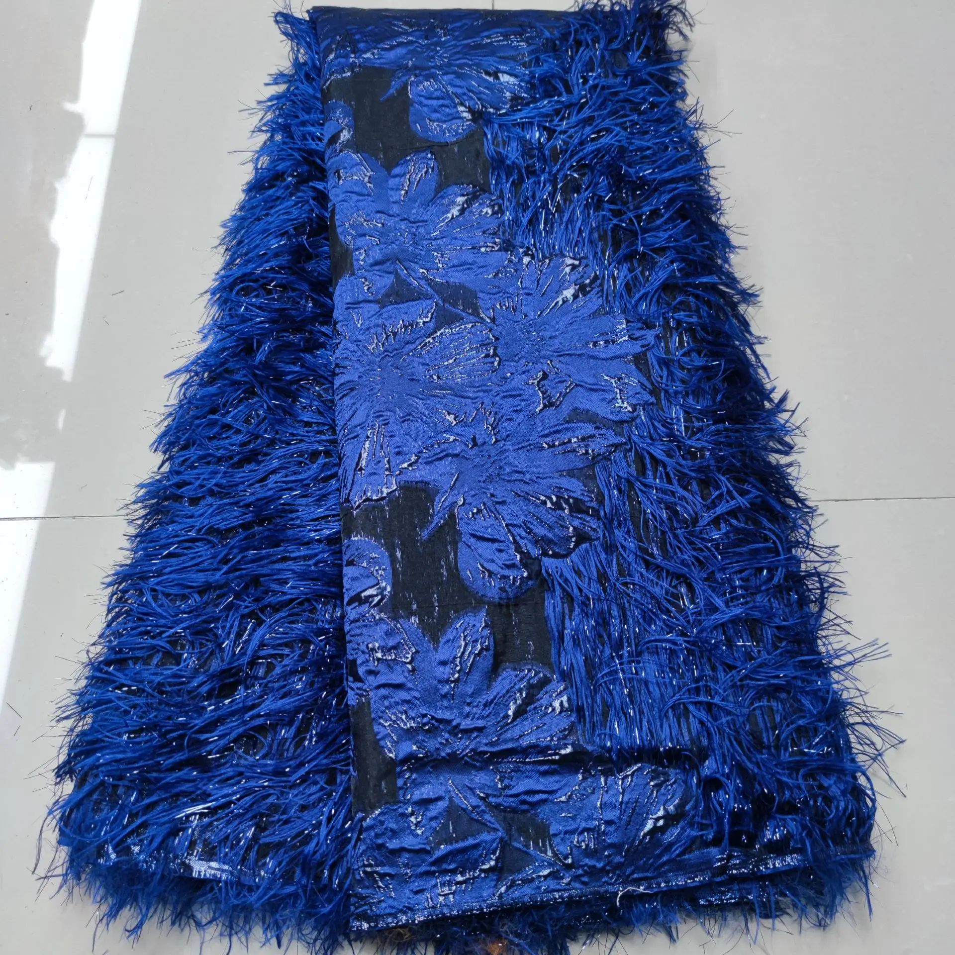 

Африканская кружевная ткань 2021, Высококачественная блестящая кружевная ткань с блестками, французская Тюлевая кружевная ткань для вечерне...