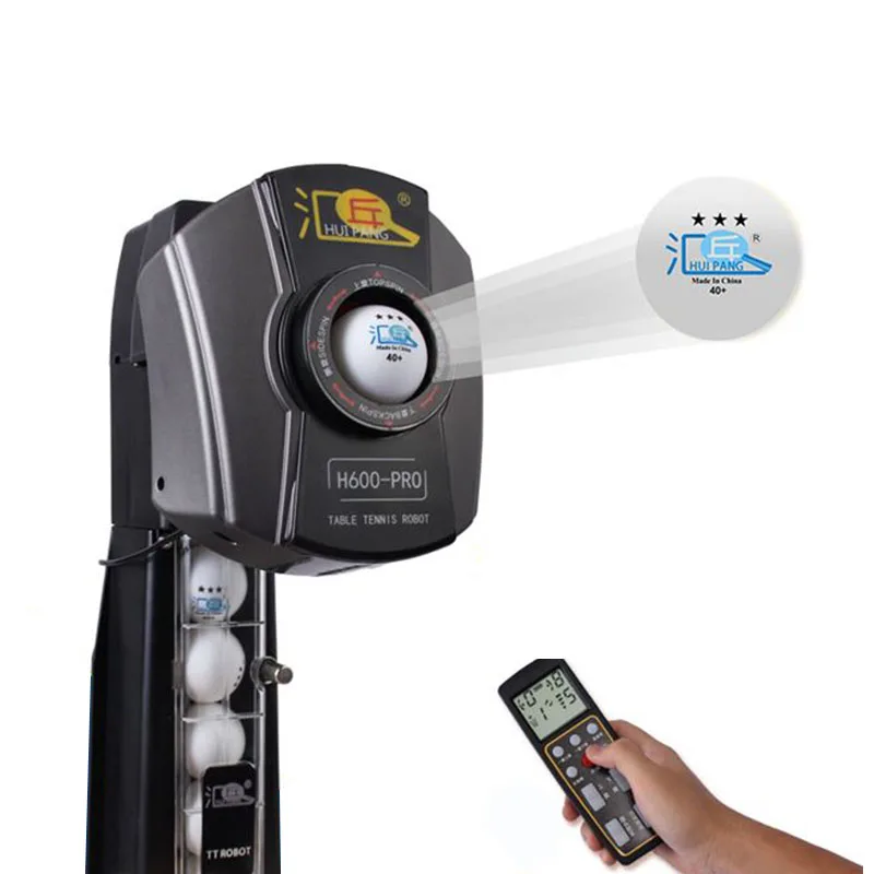 

H600-PRO s H600-PRO automatic rotati 2.4G wireless remote control pingpong ball machine table tennis robot
