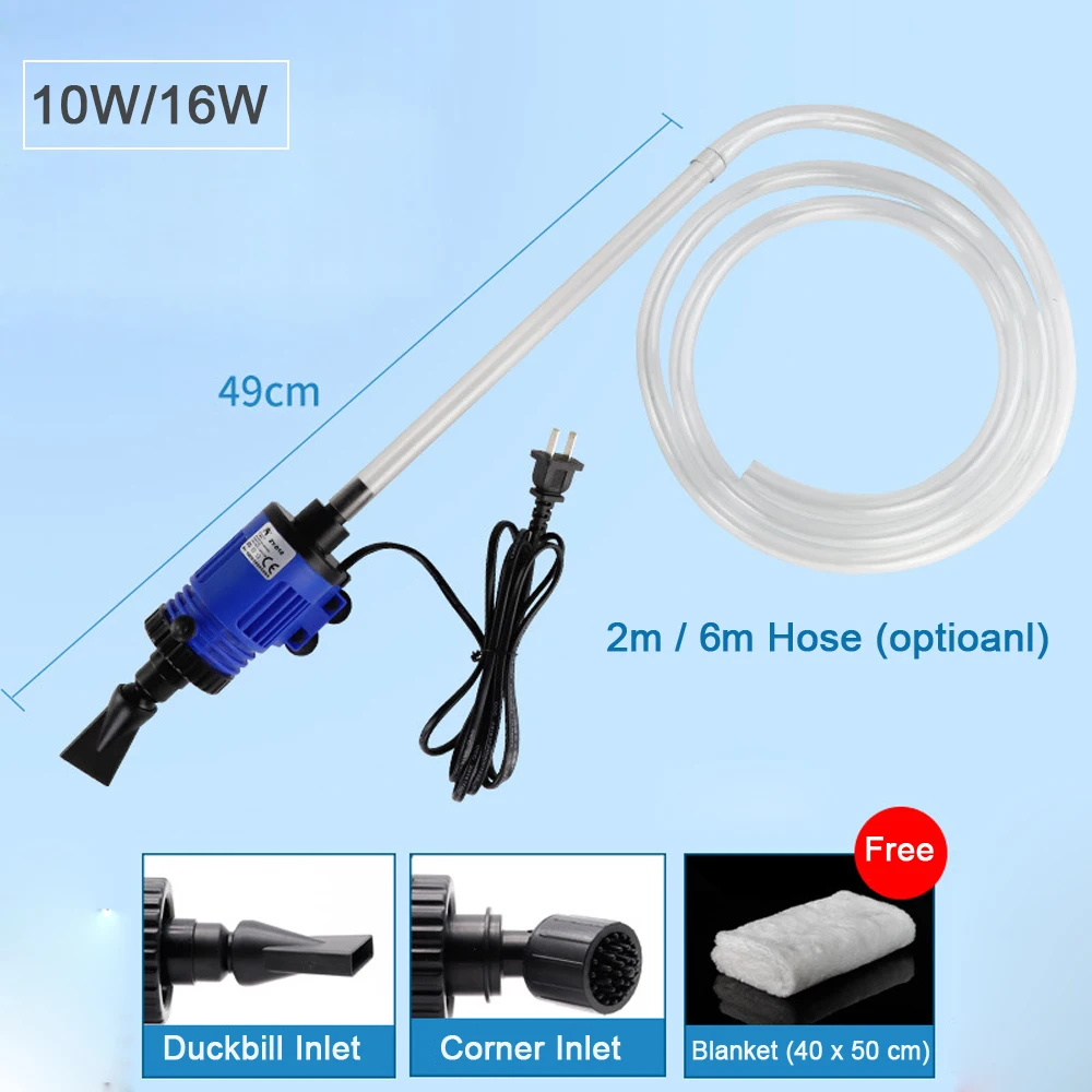 Насос для замены воды в аквариуме 220 240 В|Инструменты чистки| |