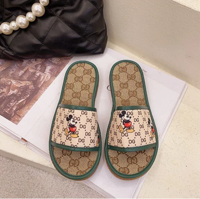 Босоножки и шлепанцы Disney женские модные повседневные универсальные пляжные