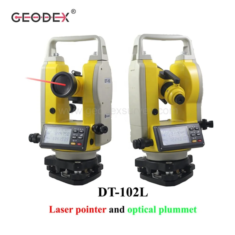 

Digital Theodolite Topographic Surveying Instrument with Optical Plummet
