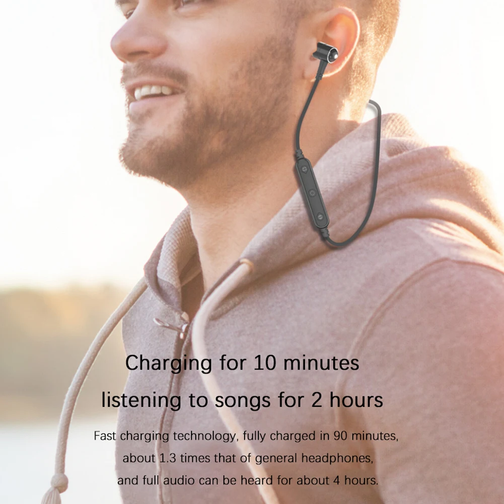 Awei беспроводные наушники-вкладыши стерео звук магнитные Bluetooth наушники для