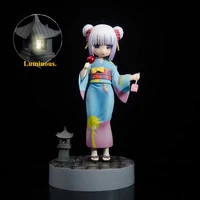anime girl figure miss kobayashis dragon maid konna sauce konakyu yukata edition light up model box decoration pvc action doll