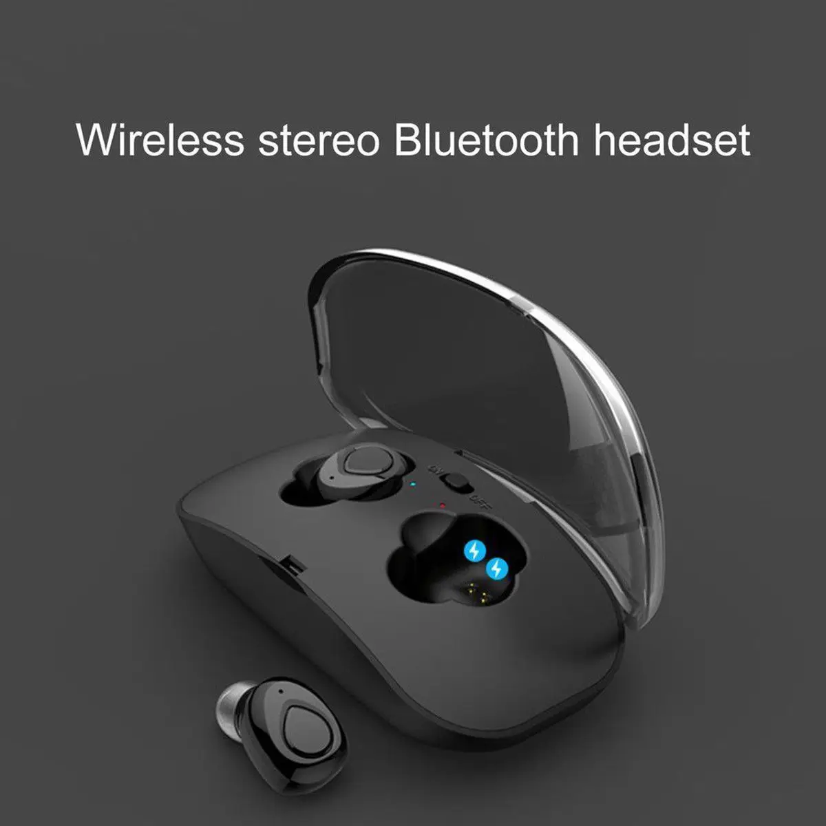 

Mini Twins True Wireless TWS Waterproof In Ear Stereo Sport Bluetooth Earbuds Headset