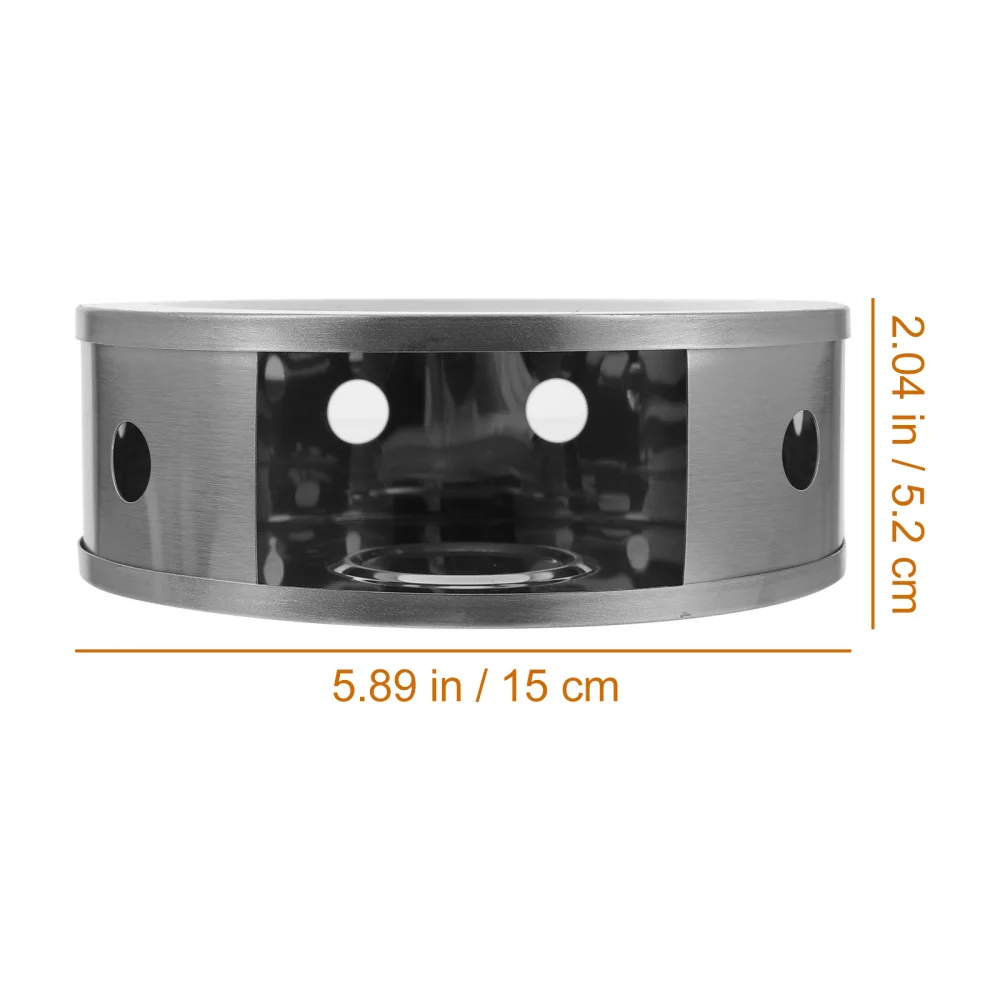

1pc Stainless Steel Tea Warmer Warmer Candle Holder Drinking Warmer