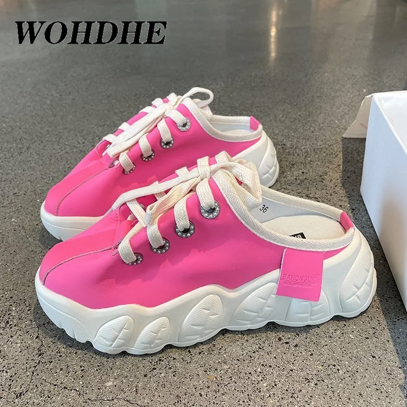 

Женские кроссовки WOHDHE, светильник, дышащие, на платформе