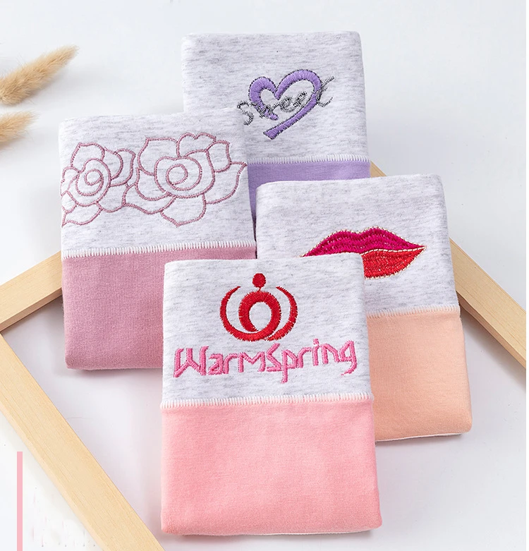 Хлопковые эластичные трусы с принтом женские трусики женское нижнее белье