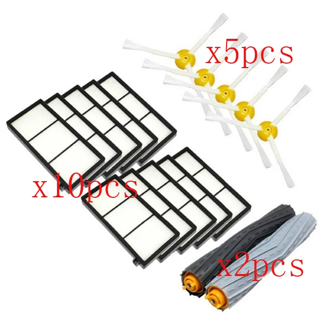 Высококачественный экстрактор мусора 3 комплекта без запутывания для iRobot Roomba 800
