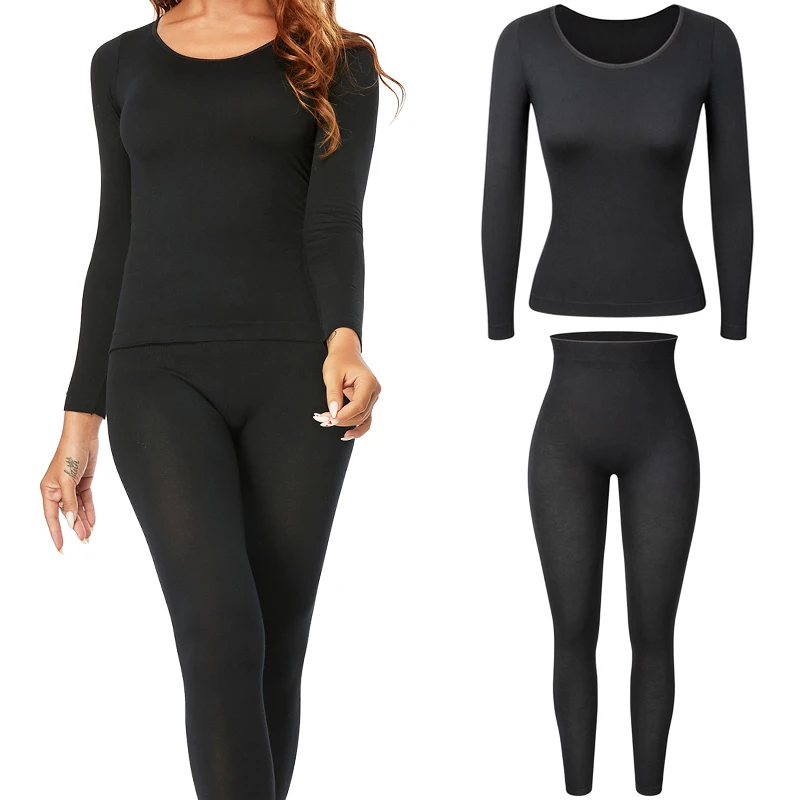 Комплект термобелья Женский теплый костюм на осень и зиму Термокальсоны теплое