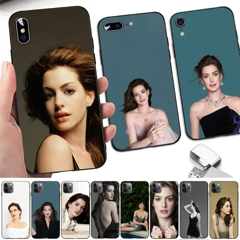 

Anne Hathaway Phone Case for iPhone 13 13 11 12 13 mini pro XS MAX 8 7 6 6S Plus X 5S SE 2020 XR case