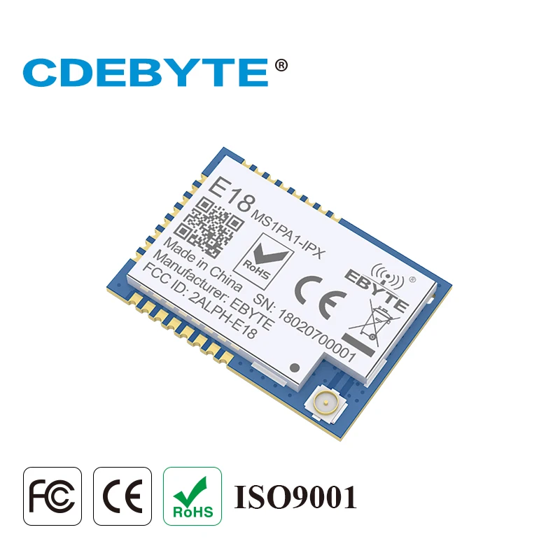 Ebyte E18 MS1PA1 IPX CC2530 2 4 ГГц ZigBee модуль UART IO PA CC2592 IPEX 20 дБм 100 мВт сетчатый передатчик и
