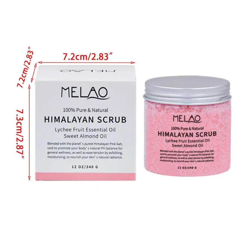 

Himalayan Salt Body Scrub Deep Cleansing Ultra-hydrating Exfoliating Lightening Nourishing Skin Care Frosted Cream