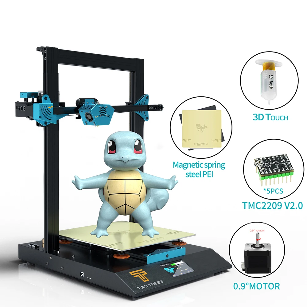 

3D-принтер Twotrees, 2022 дюйма, с магнитной пластиной