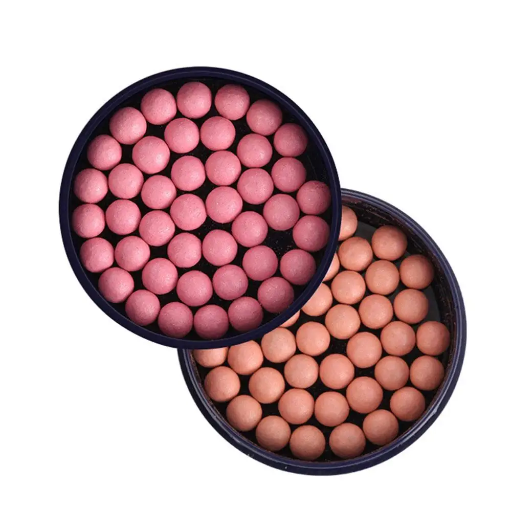 

Natural Long-lasting Blush Palette Face Foundation Pearls Shape Blush Charming Color Beauty Tools