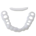 Верхняя накладка на искусственные зубы, пристегивающаяся смайлика, косметический инструмент для ухода за зубами