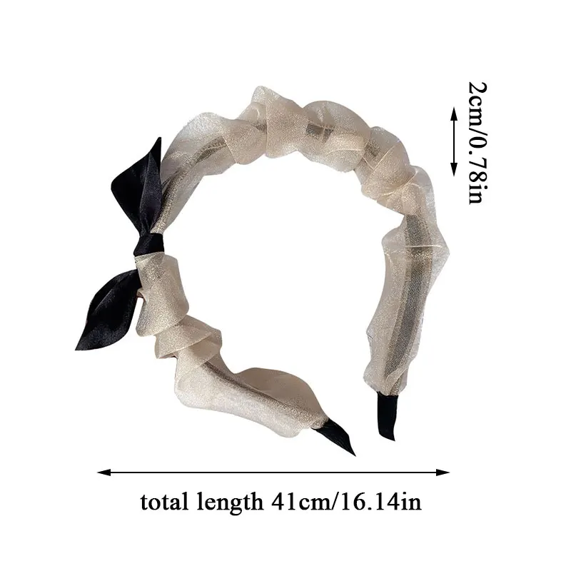 Женская обувь с милыми заячьими ушками обруч для волос украшением из органзы