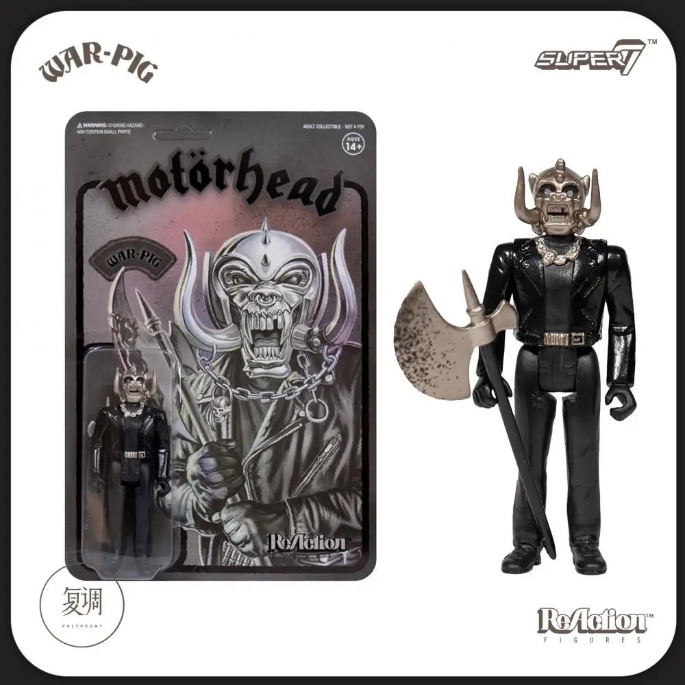 

Super7 Motorhead Warpig monsters Action Figure 3.75inch Collectible figurines Halloween Gift Horror Toys For Boy