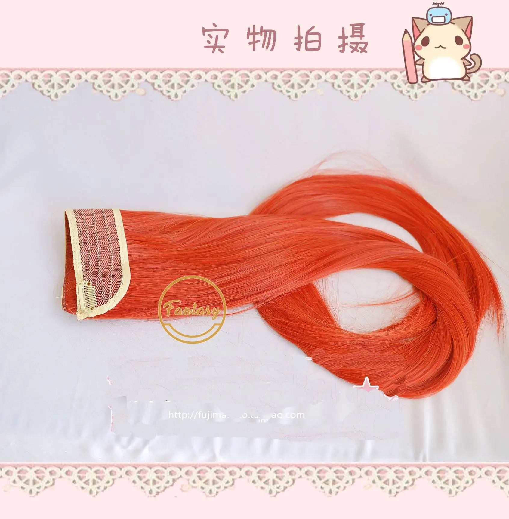 Парик IDOLiSH7 Nanase Riku с длинными красными волосами костюмы из синтетических волос