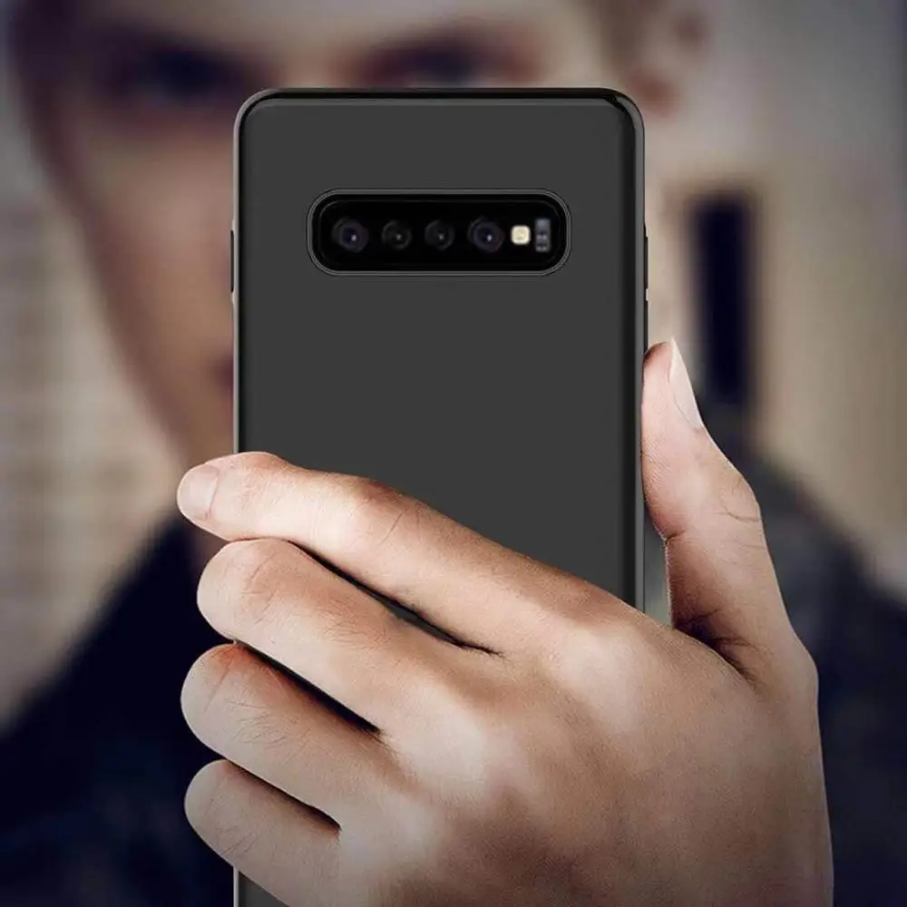 Магнитный автомобильный чехол держатель для Samsung Galaxy S10E S10 Plus ТПУ силиконовый S9 plus