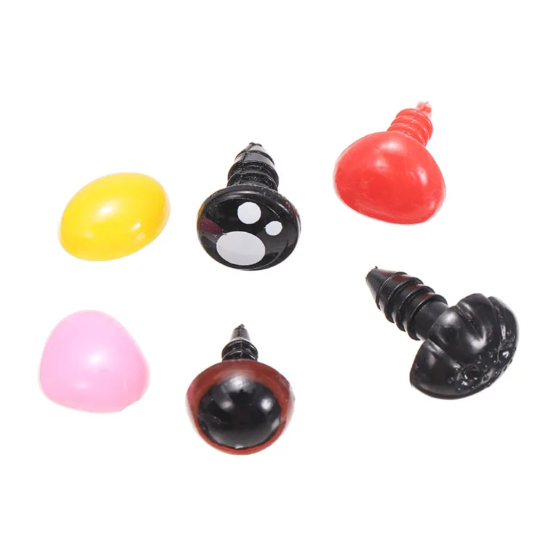 Caja de pl&aacute;stico para ojos de seguridad, accesorios para hacer mu&ntilde;ecas, oso de peluche, Animal de peluche, 6mm-14mm, 1040 Uds.-4