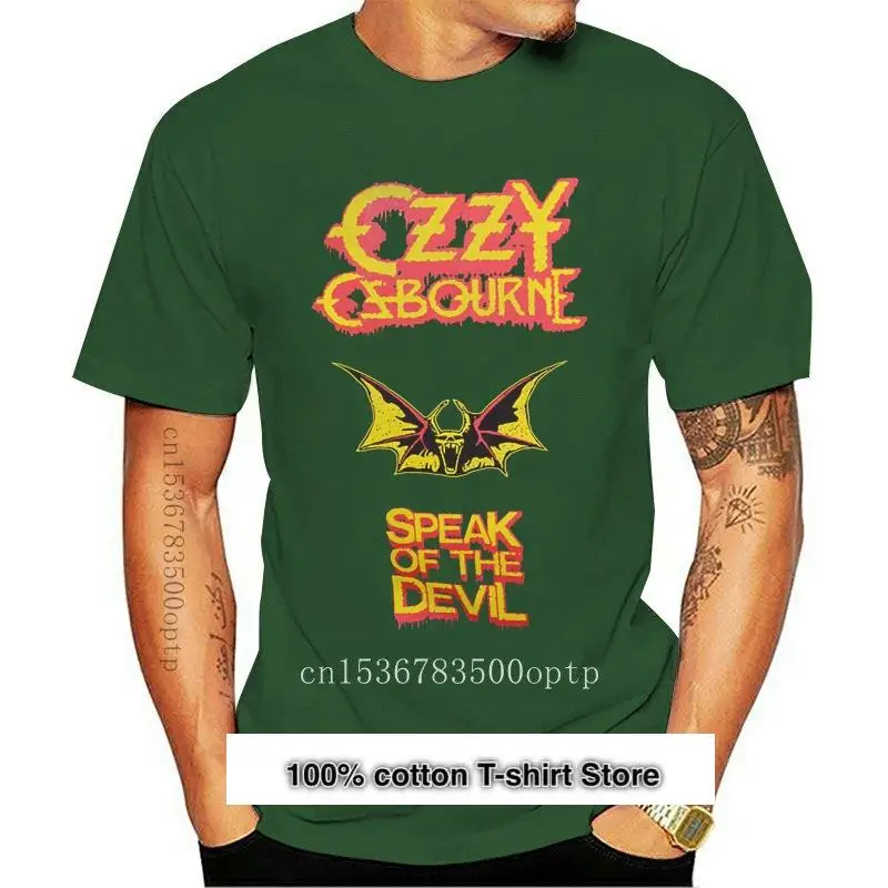

Camiseta con cubierta de альбум de Ozzy oskov Talk Of The Devil 1982, nueva
