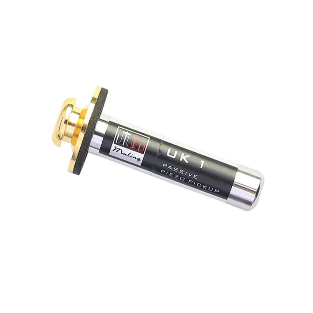 Passive Piezo Pickup Instrument Transducer Combine with Tail Nail for Morin khuur Ukulele Erhu | Guitar Parts &amp Accessories