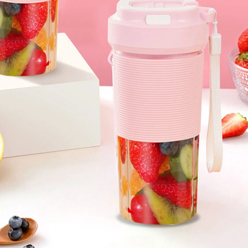 

Portable juice machine 300Ml Portable Juicer Electric Fruit USB Rechargeable Smoothie Maker Smoothie Blender Machine Juicing Cup