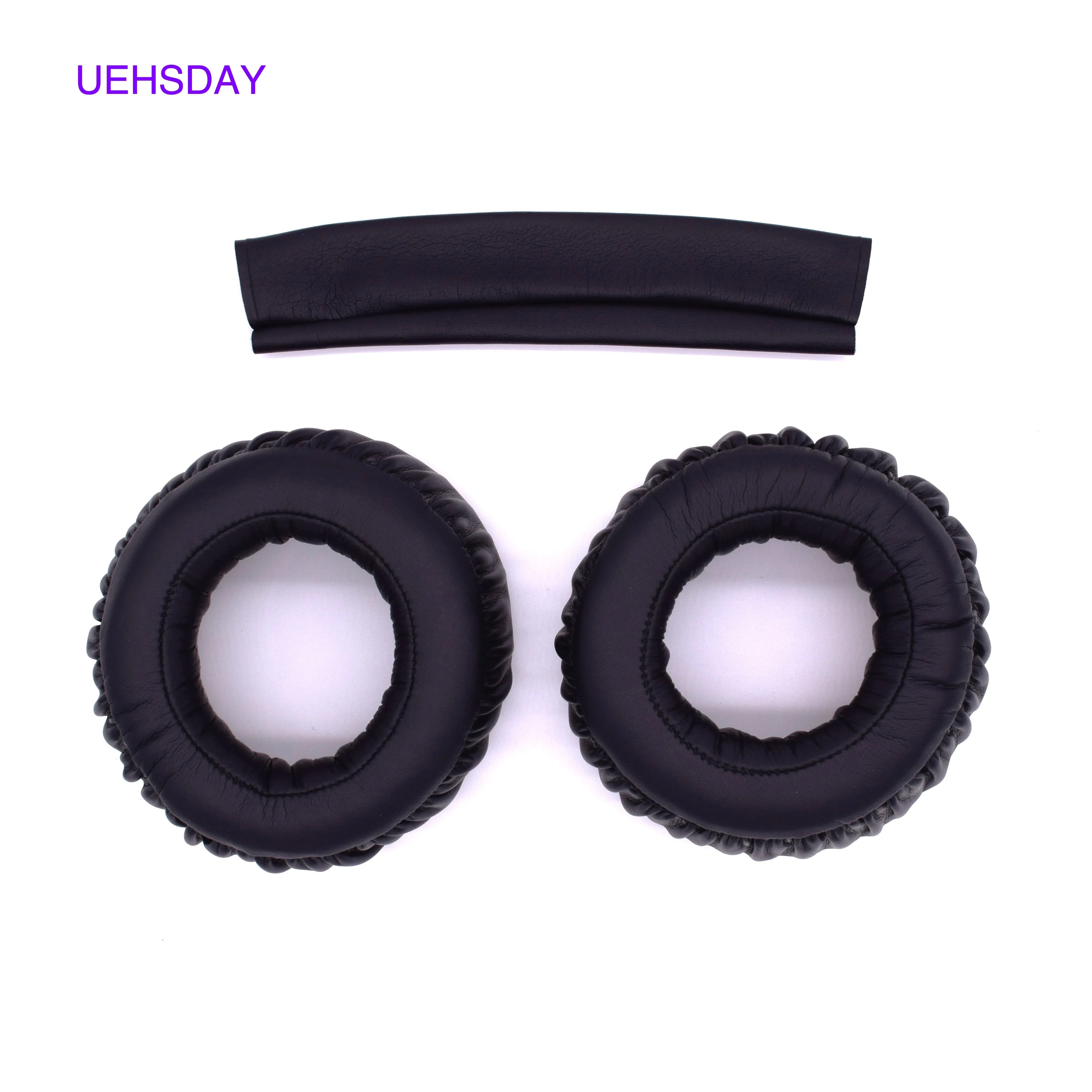 Черная сменная верхняя повязка на голову UEHSDAY подушечки для наушников набор