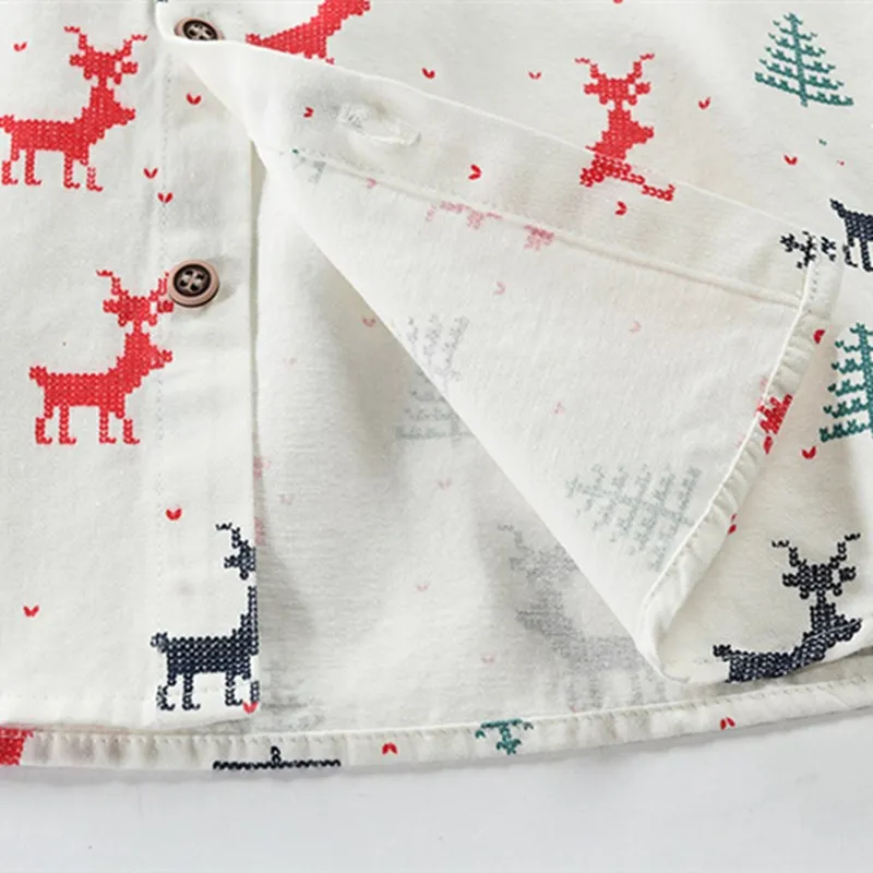 Новый дизайн с рисунком детская одежда для маленьких мальчиков новогодние майки