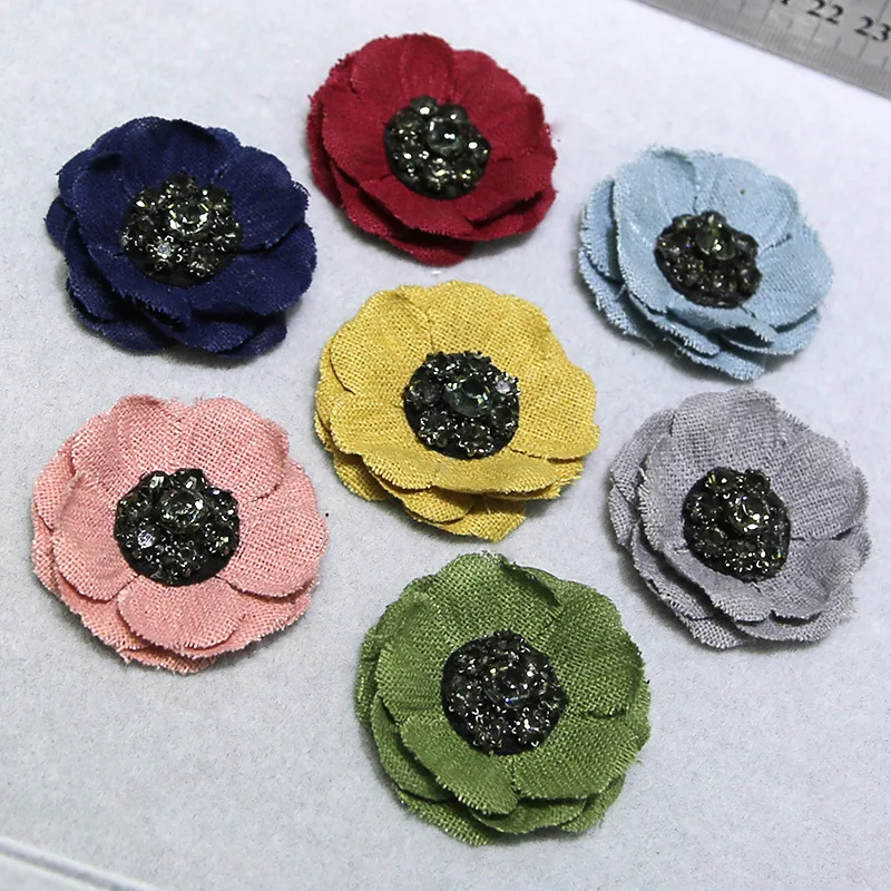 Брошь в виде пиона из высококачественной ткани Корейском стиле брошь ручной