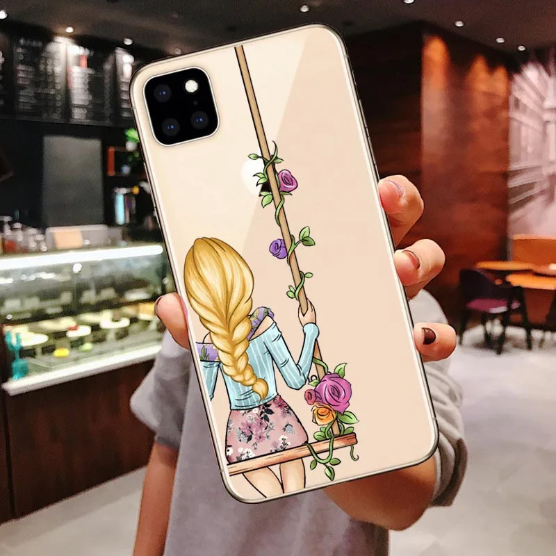 Силиконовые чехлы для телефонов для девочек Bff Best Friends Forever для iPhone 11 Pro Max Xs 6 6S 7 8 Plus X XR XS MAX 5S SE 5 задняя крышка чехол