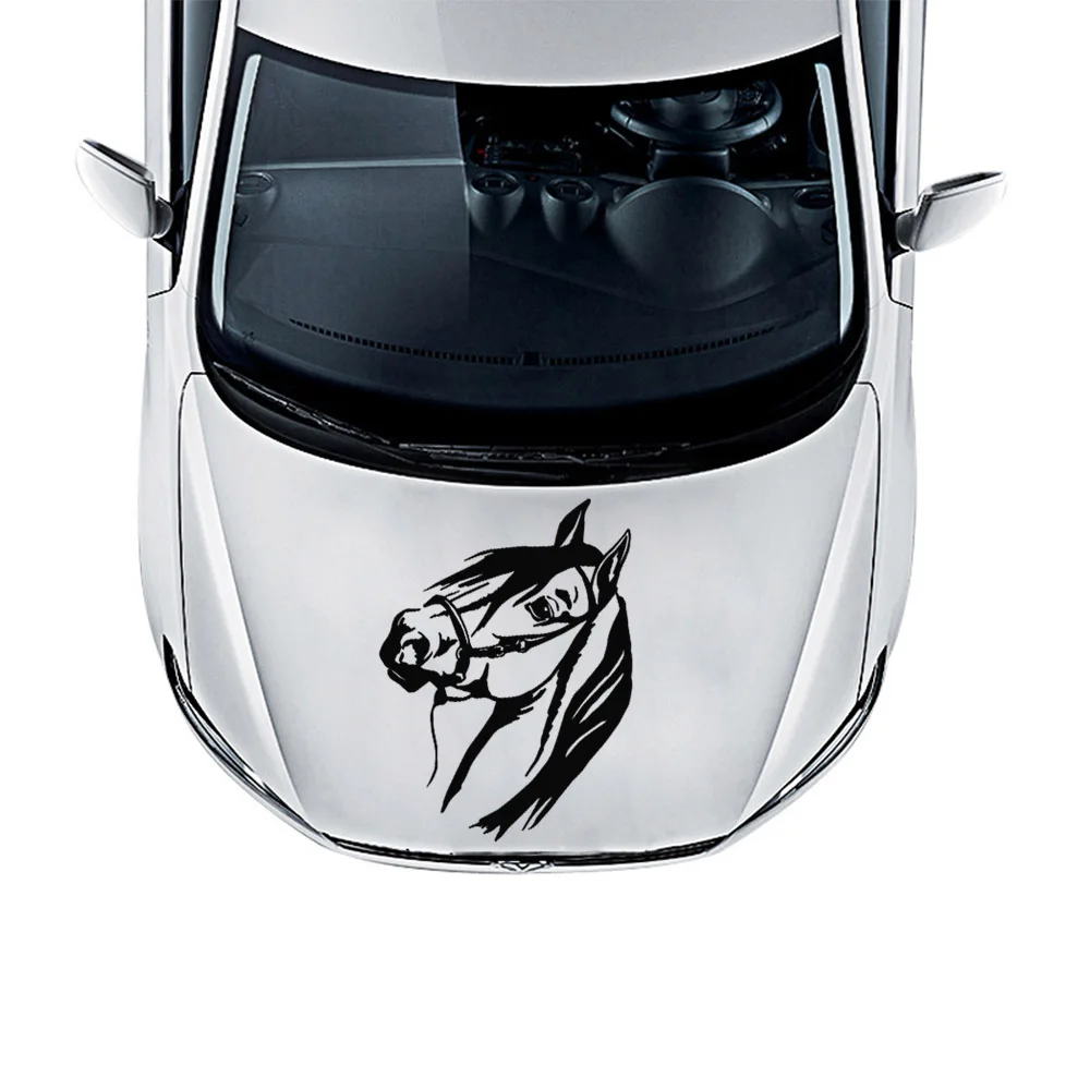 

Free shipping horse Stickers For Cars For Jeep Sticker Large Vinyl Military Hood Graphic Body Fits Most Vehicles