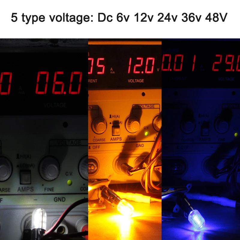 4 шт. BA9S T4W E10 led Автомобильный номерной знак свет мотоцикл Dc 6 в 12 В 24 в 36 в 48 в авто интерьерные лампочки для фар лампа красный синий желтый