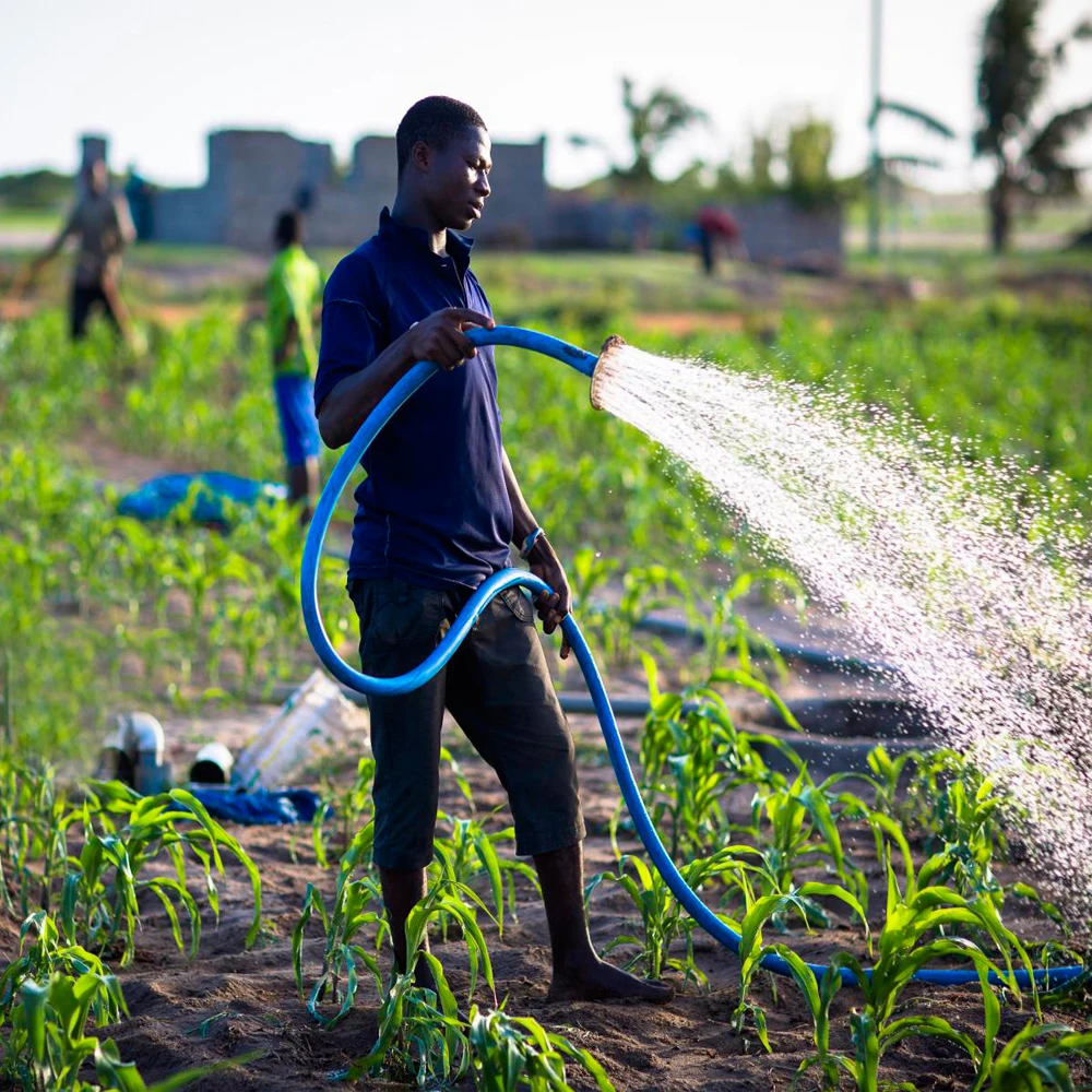 2 шт. 100 Вт моно солнечные панели и 24В водяной насос для глубокого колодца 15А