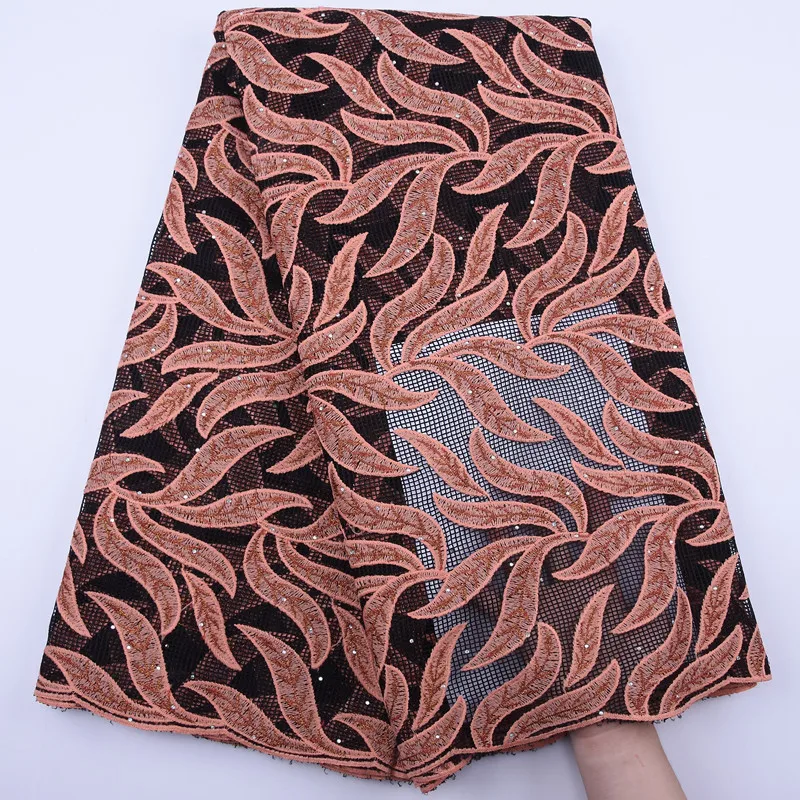 Небесно голубая стая кружевная ткань 2020 высококачественное кружево африканская