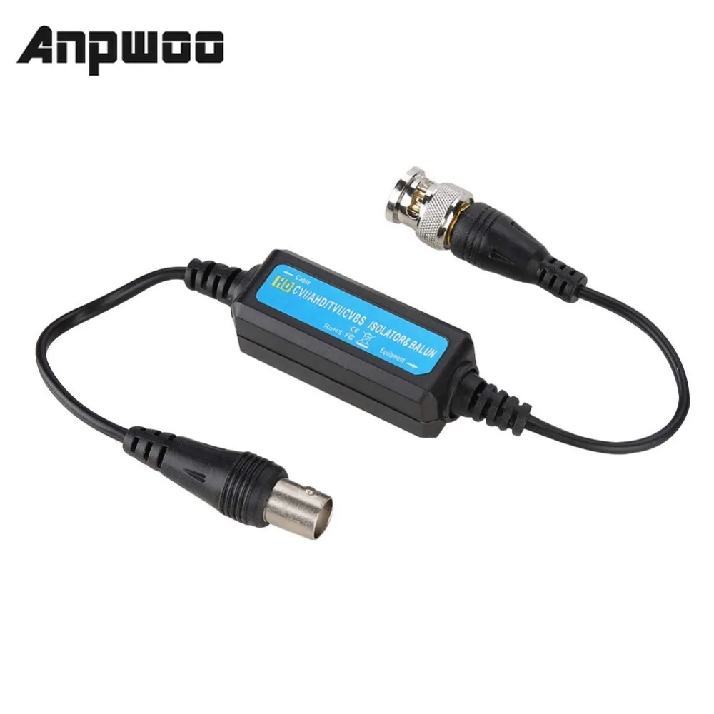 ANPWOO HD TVI/HD CVI/AHD/аналоговый CVBS пассивный коаксиальный видеоизолятор заземляющий