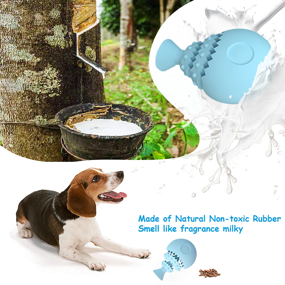 

1pc Fish Bone Shape Pet Cat Dog Chew Toys Milky Fish Bone Molar Sticks Chewing Toys for dog biting supplies