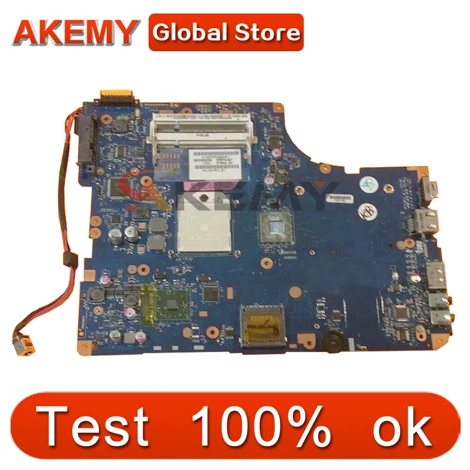 

AKEMY материнская плата для ноутбука Toshiba Satellite L555 L555D ноутбук материнская плата K000085590 NSWAE LA-5332P DDR2 Бесплатная процессор протестированы