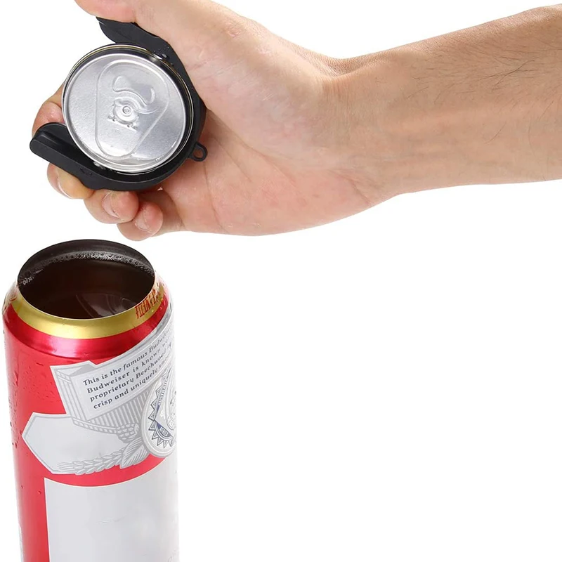 

Go Drink Mini Can Opener No Sharp Edge Hand Held Topless Can Opener Edge-Safety for Bar Kitchen Camping BDF99