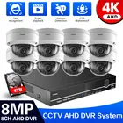 Система видеонаблюдения HD, 4K, 8 Мп, 8 каналов, AHD, DVR, 8 Мп, HD, для помещений и улицы