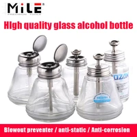 mile 150ml press type glass alcohol bottle anti static plate washing water mobile phone repair copper cleaning tool
