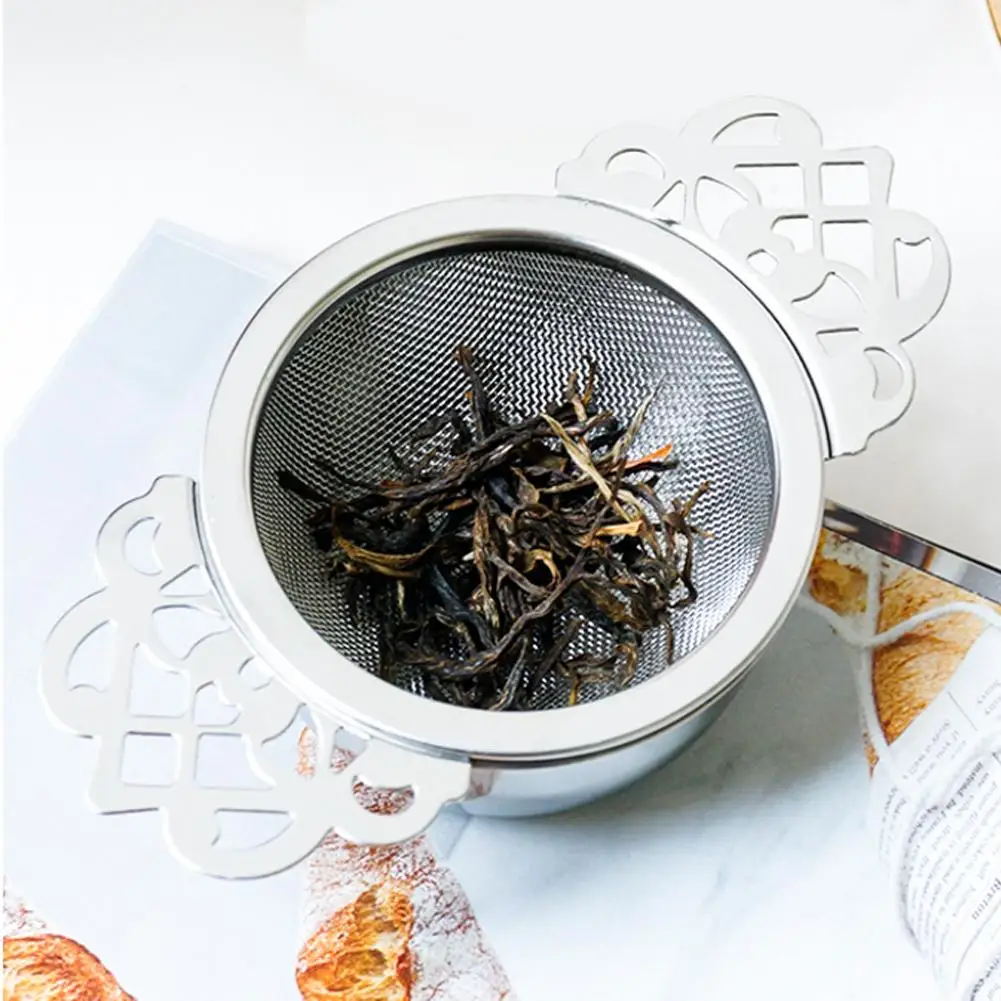 Ситечко для чая и специй из нержавеющей стали с капелькой традиционный травяной