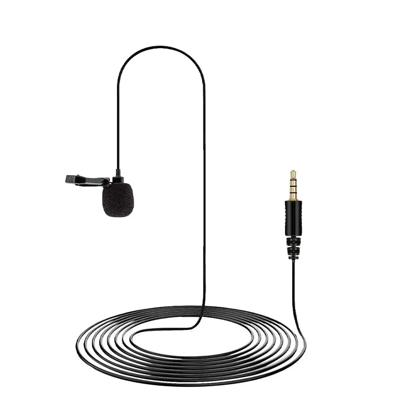 Профессиональный микрофон для телефона портативный мини стерео HiFi качественный