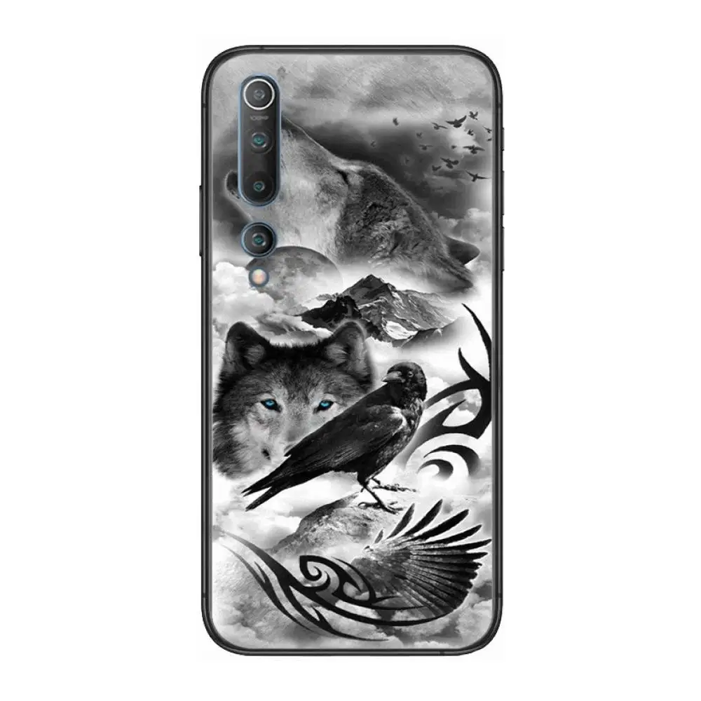 

Personality Exquisite Phone Case For xiaomi mi11 5g 10 liti Ultra 9Pro SE 3 8 Note Anime Black Cover Silicone Back Pretty tpu