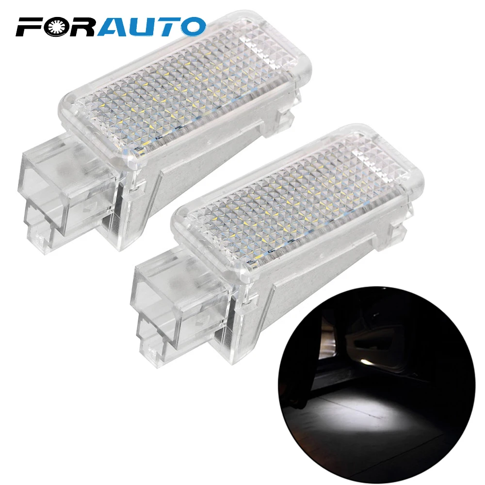 FORAUTO 2 шт./компл. автомобиля светодиодный двери проектор светильник для Audi A3/A4/A6 VW