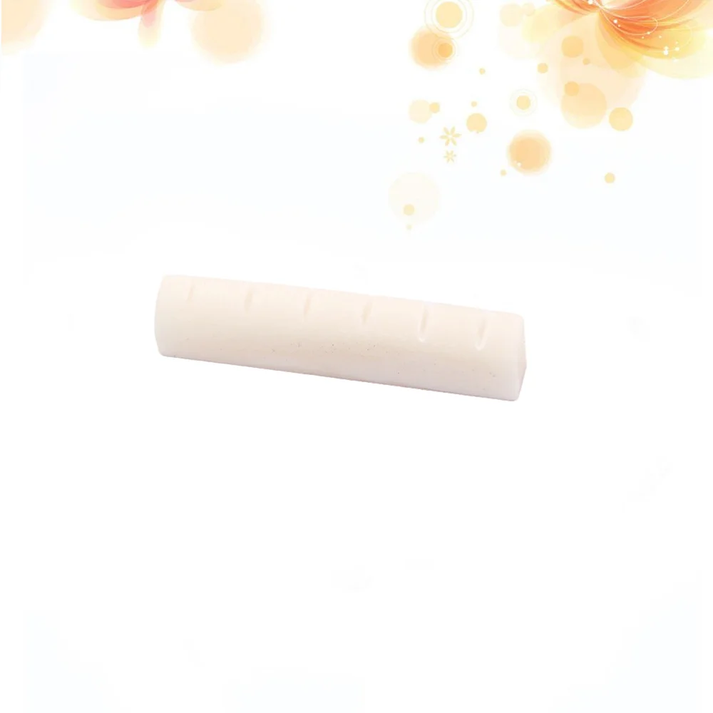 

5pcs 6 String Bass Guitar Oxen Bone Nuts Slotted Guitar Parts Instrument Accessory DJ11 (Ivory)
