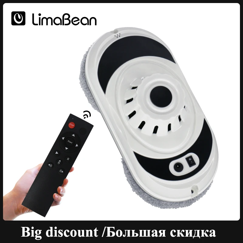 Робот пылесос LIMABEAN KJC3 для мытья окон робот окон|Электрические стеклоочистители| |