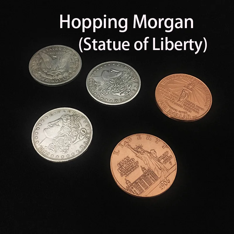 Прыгающие Моргана (Статуя Свободы) Волшебные Трюки крупным планом магический